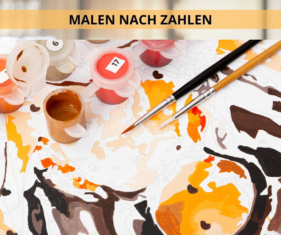 Malen nach Zahlen Malsets - Landschaften, Tiere, Personen, Fantasie, Science Fiction, Fantasy, Acrylmalerei.